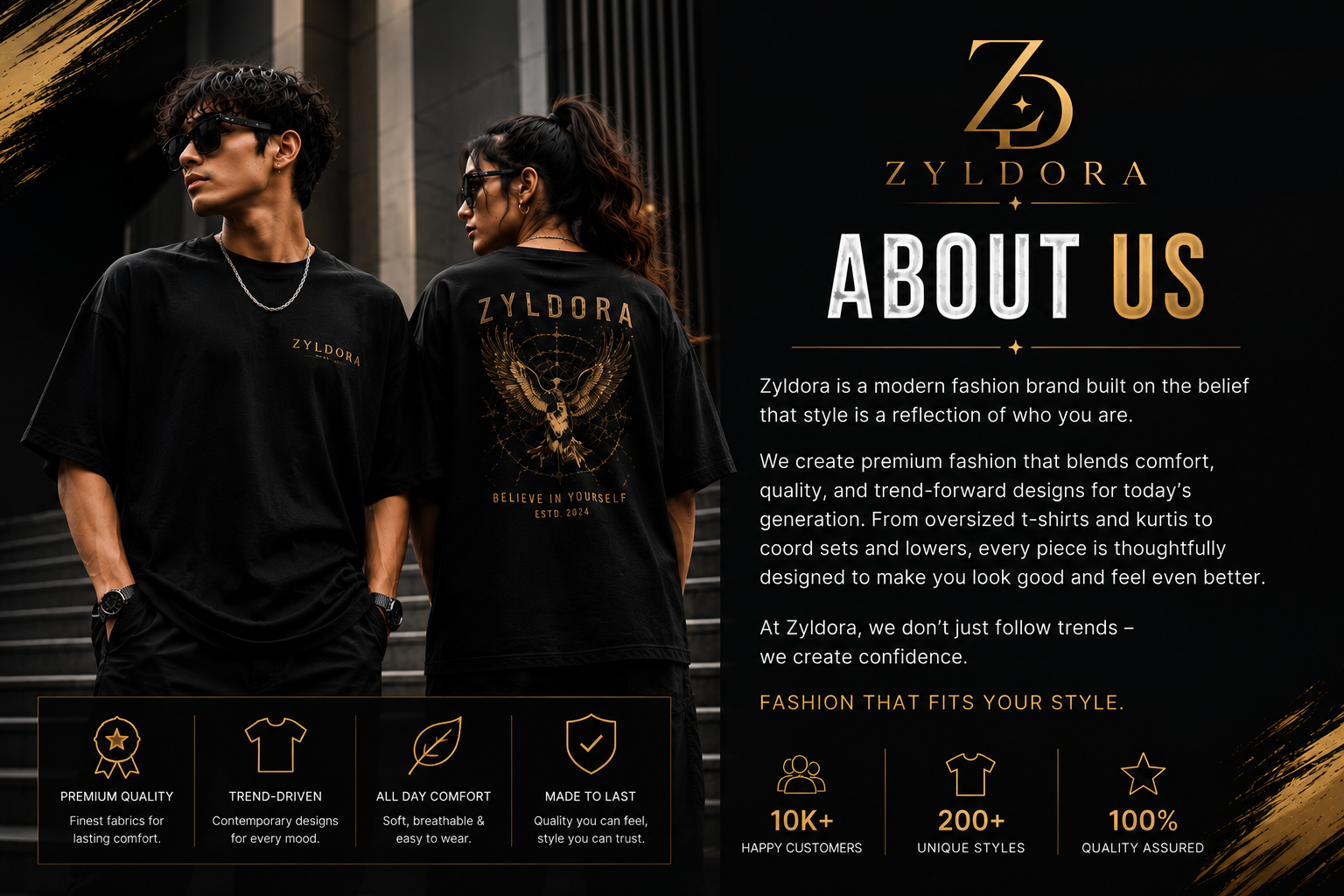 Zyldora oversized T-shirts